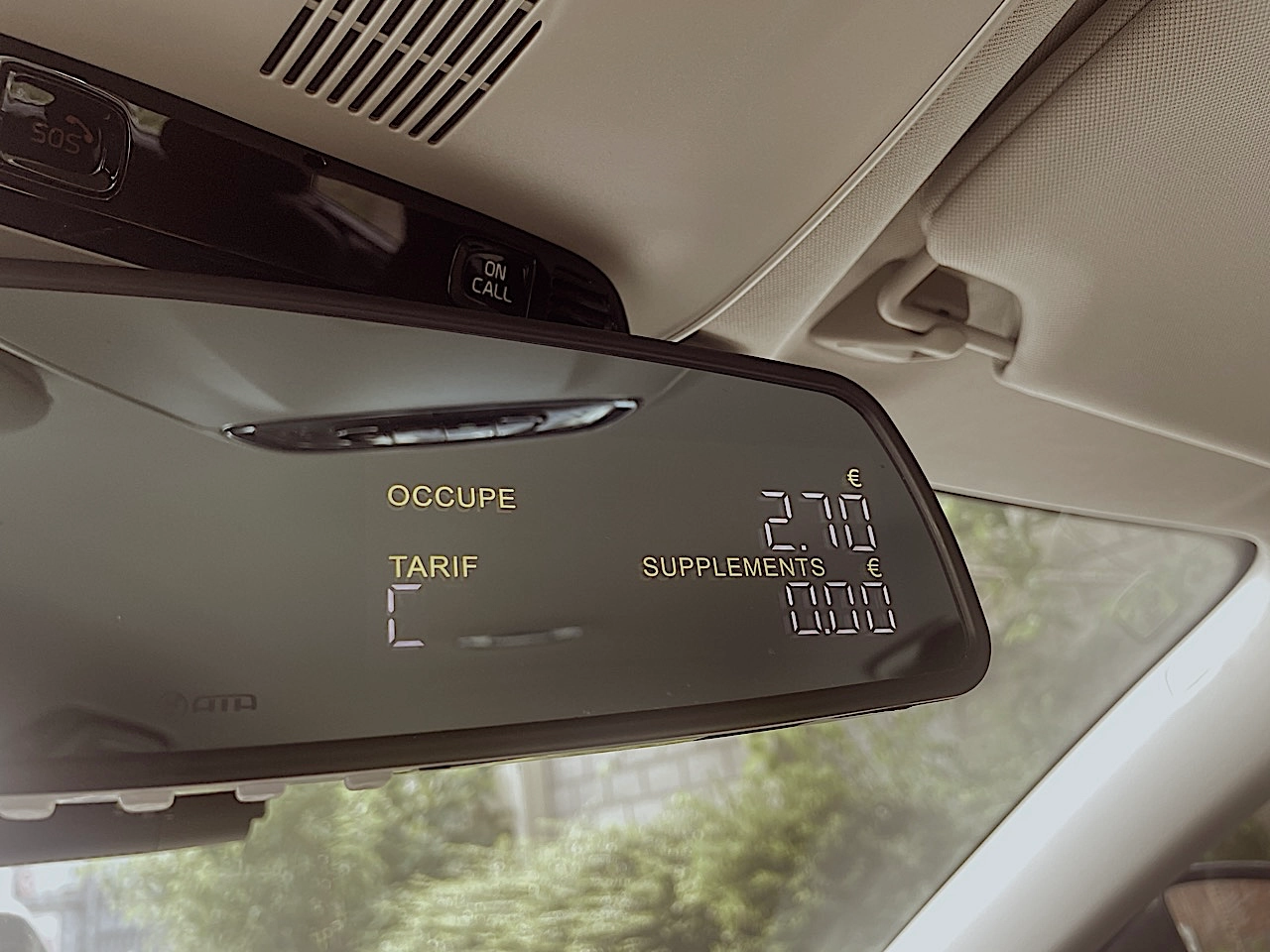 Officiële taximeter